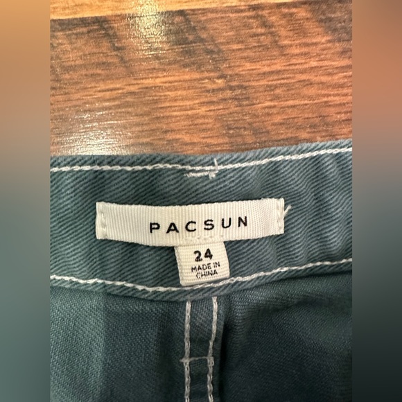 pacsun size 24 or 0. a kind of teal green color. - Picture 2 of 3
